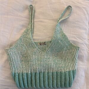 Free People Mint Green Knit Camisole